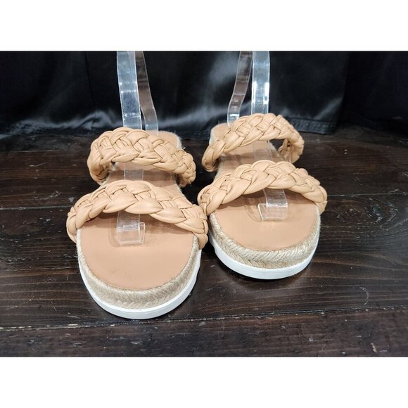 Marc Fisher Jaimee Natural Leather Braided Sandals/Size 9M NWOB - Picture 5 of 9